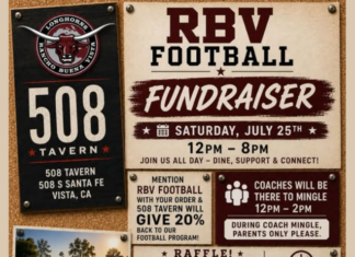 This Saturday! Come out to 508 Tavern to Mingle While also Supporting RBV Football.
