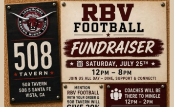 This Saturday! Come out to 508 Tavern to Mingle While also Supporting RBV Football.