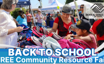 Boys and Girls Club of Vista Join Us for Our Back to School Fair!
