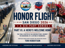 Honor Flight San Diego 2026, Part VI: A Hero’s Welcome Home
