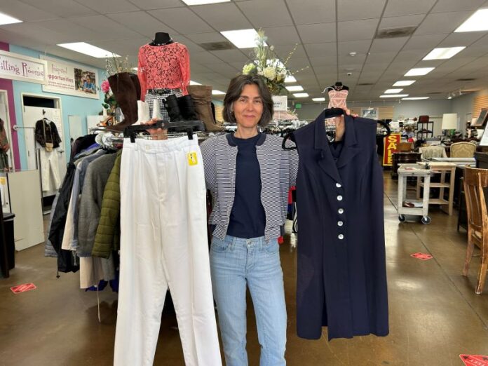 women's dresses and slacks
