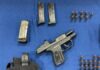 Gang Member Arrested Suspect Booked on Multiple Weapons Violations.