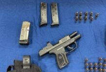Gang Member Arrested Suspect Booked on Multiple Weapons Violations.