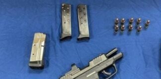 Gang Member Arrested Suspect Booked on Multiple Weapons Violations.