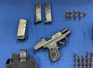 Gang Member Arrested Suspect Booked on Multiple Weapons Violations.