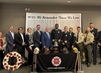 9/11 Remembrance Ceremony Held in Morris B. Vance Community Room Friday Morning