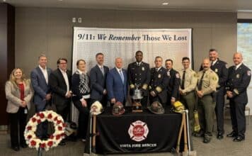 9/11 Remembrance Ceremony Held in Morris B. Vance Community Room Friday Morning