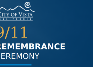 Change of Venue for the City of Vista’s 9/11 Remembrance Ceremony