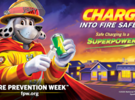 Fire Prevention Week October 4–10, 2026, is “Charge into Fire Safety Safe Charging Is a Superpower.”