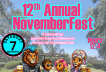 Novemberfest Returns to Alta Vista Botanical Gardens Saturday, November 7