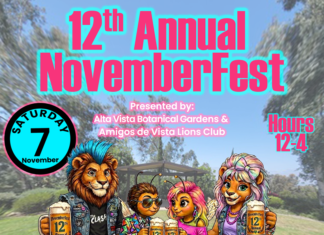 Novemberfest Returns to Alta Vista Botanical Gardens Saturday, November 7