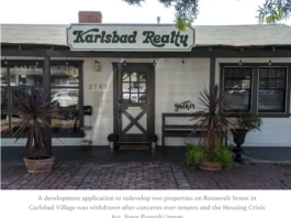 Carlsbad Village Redevelopment Proposal Withdrawn